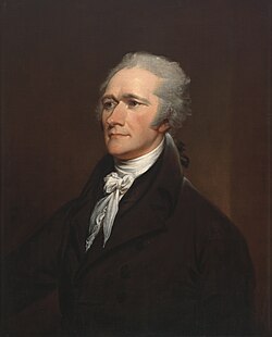 Portrait of Alexander Hamilton by John Trumbull